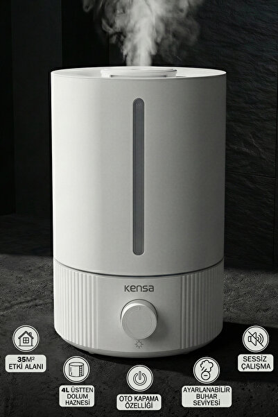 Arendo 4 LT Ultrasonik Hava Nemlendirici Buhar Makinesi Dev XL Tıkanmaz Ultra...