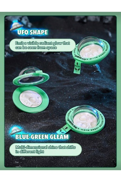 SHEGLAM Lunar Glow Highlighter - Çok Boyutlu Holografik Aydınlatıcı - Purple ...