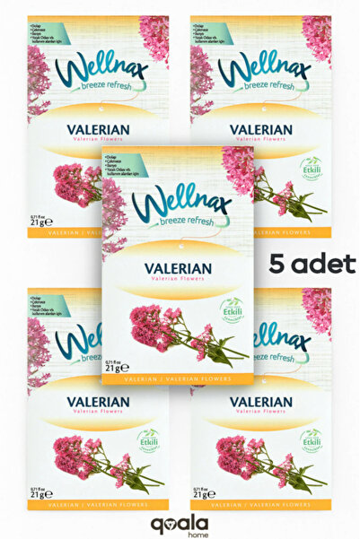 Wellnax breeze refresh ( 5 ADET ) Valerian | Dolap Ve Çekmece Kokusu | Rutubet Önleyici Kese, Askılı Dolap Kokusu
