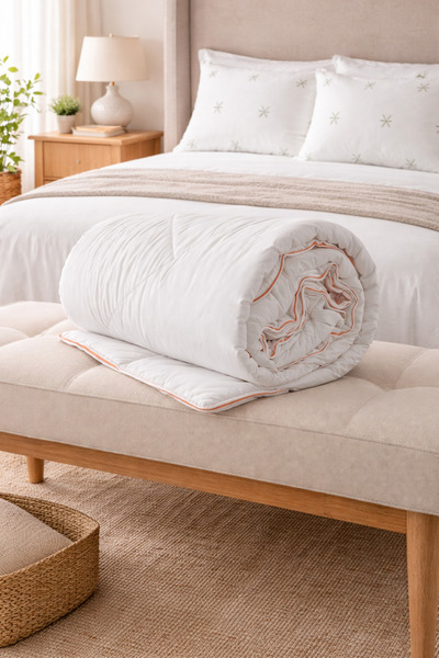 Yayo Çift Kişilik Turuncu Arabiyeli Yorgan