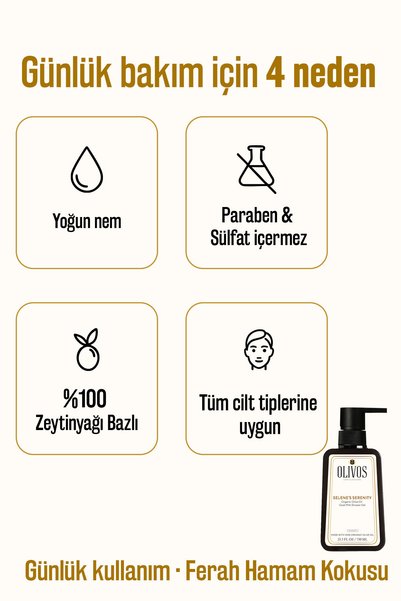 Olivos Natural Olive Oil Goat Milk Bath and Shower Gel Goat Milk Olive Oil Skin Moisturizer 2 PCS 750ML