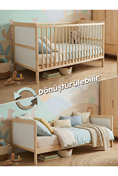 Kukka NTR440 - Dönüştürülebilir Beşik - Karyola 70x140 cm