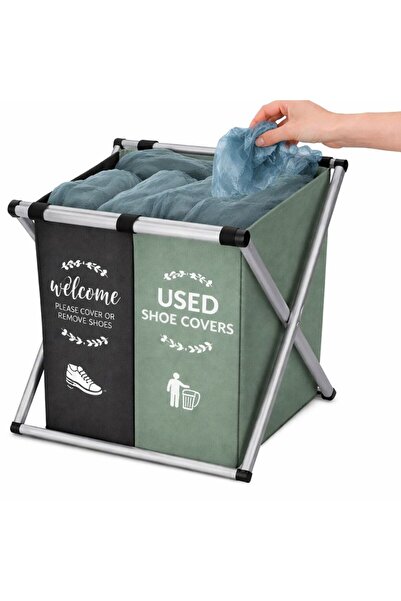 Biki Foldable shoe cover dispenser box 30x25cm, waterproof fabric