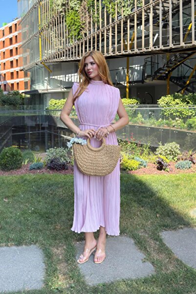 Angel Mia Rochie plisată roz