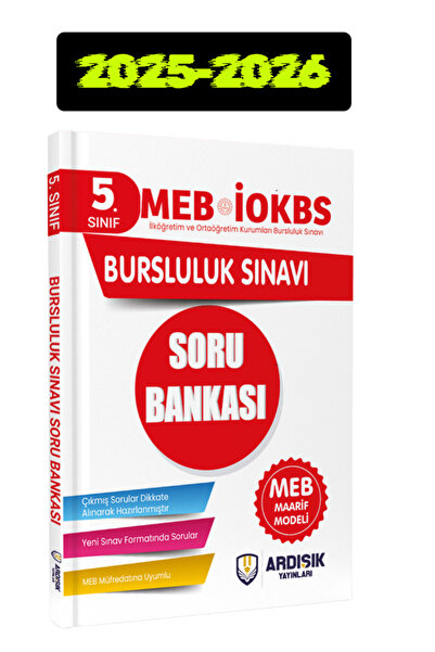 Ardışık Yayıncılık 5. Sınıf Bursluluk Sınavı Soru Bankası 2026