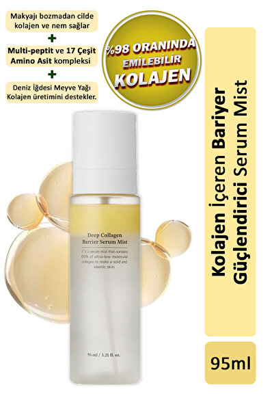 SUNGBOON EDITOR Deep Collagen Serum Mist / Kolajen İçeren Bariyer Güçlendiric...