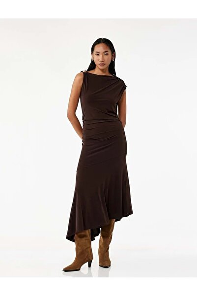 Koton Îmbrăcăminte pentru femei Sandy Fabric Accesorii Fără mâneci drapat Asi...