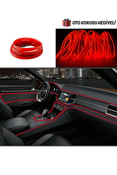 Autowise Araç İçi Neon Aydınlatma Led Göğüs Torpido Ledi Neon İp Led Kırmızı ...