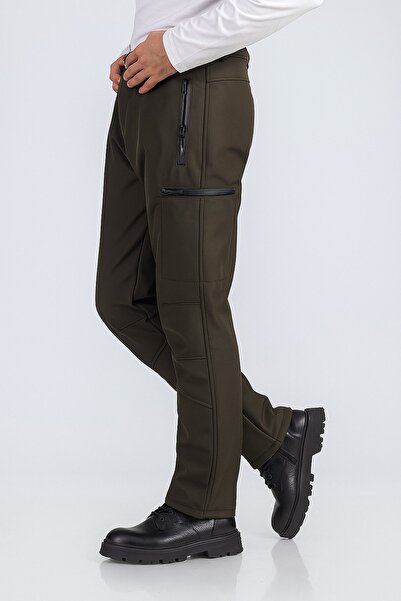 NO NAME Erkek Suya ve Rüzgara Dayanıklı Softshell Outdoor Pantolon