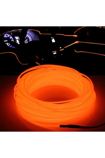 Autowise Car Interior Neon Lighting Led Chest Torpedo Led Neon Ip Led Orange 2 Meters