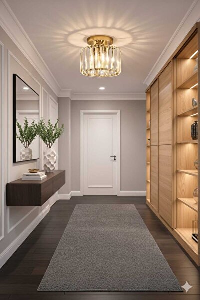 Bohem Aydınlatma modern kristal tavan plafonyer avize KORİDOR ANTRE UYUMLU ŞE...