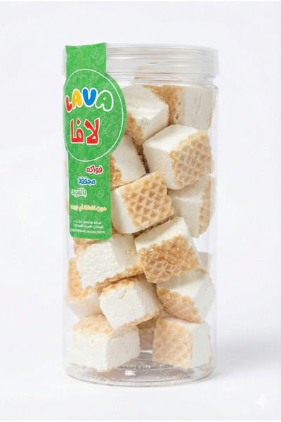 Lava Roastery مكعبات آيس كريم من بسكويت الويفر المجفف بالتجميد، 100 غرام، للو...