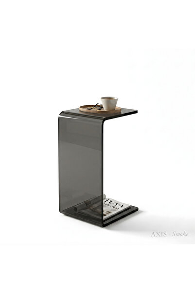 TUVA AXIS | Modern Pleksi Yan C Sehpa | Minimal Yan Sehpa & Dekoratif Akrilik...