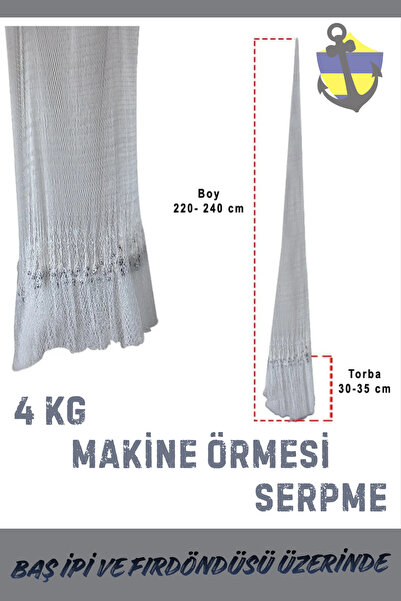 Halbart Serpme Makine Örgüsü 4 Kilo 1. Kalite
