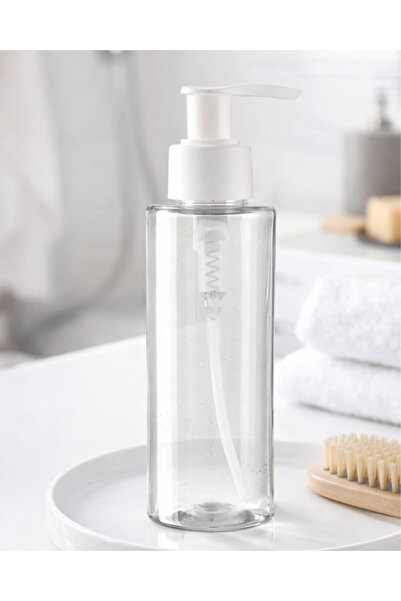 makrobay 5 Adet Sert Plastik Boş Sıvı Sabun Şişesi 250ml [kimyasala Dayanıklı]deterjan,dezenfektn Şişesi