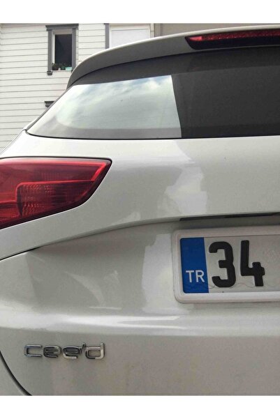 Autowise Beyaz Çerçeveli Oto Plakalık Abs Plastik Esnek Plakalık 2 Adet
