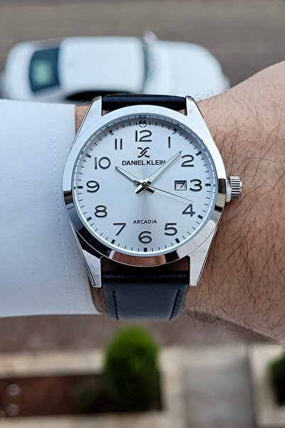 Daniel Klein Kasası Metalik Kordonu Siyah Renk Rakamlı 42,5 Mm 2 Yıl Garantil...