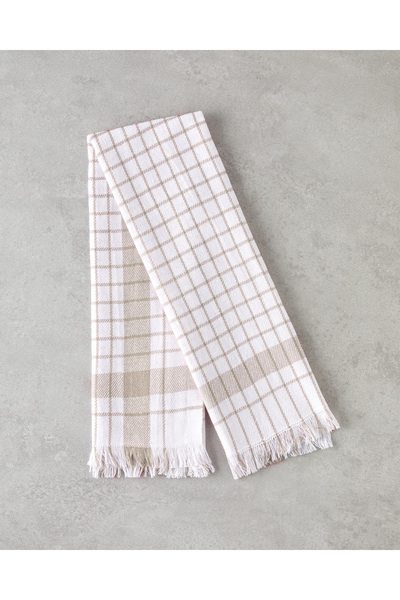 English Home Евелин бежова кърпа за сушене - 40x60 см, памук полиестер