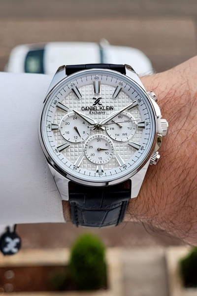 Daniel Klein Case Metallic Cord Black Color 43 mm Internal Indicators Active ...