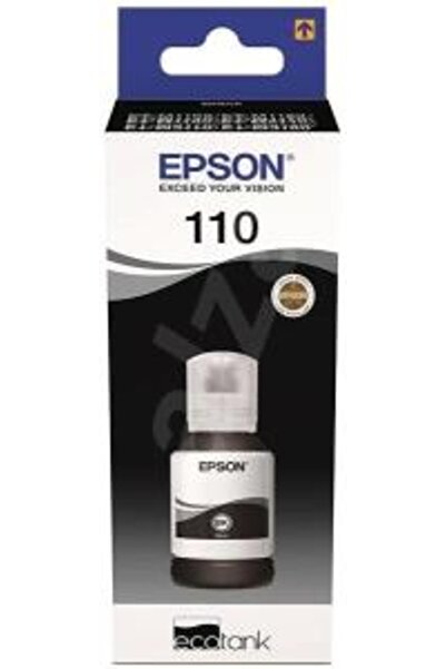 EPSON 110 Black Siyah Şişe Mürekkep C13T03P14A