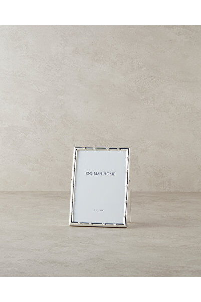 English Home Bamboo Metal Çerçeve Silver