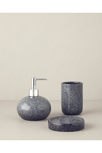 English Home Dina 3'lü Banyo Seti Antrasit