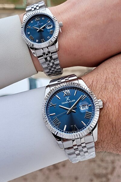 Daniel Klein Kadranı Lacivert Kordonu Metalik Renk 2 Yıl Garantili Sevgili Çi...