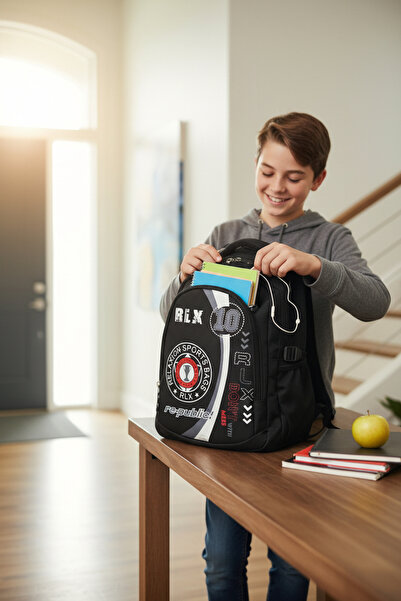 Relaxion 0010 Yarasa Sırt Çantası - Siyah - Tek Ebat (5)