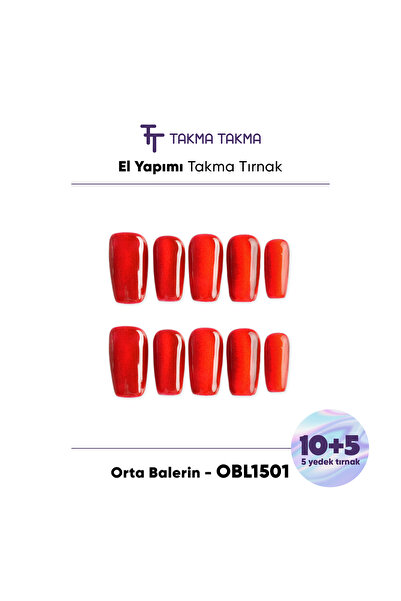 Takma Takma 15'li Bordo Orta Balerin OBL1501 Tekrar Kullanılabilir El Yapımı ...