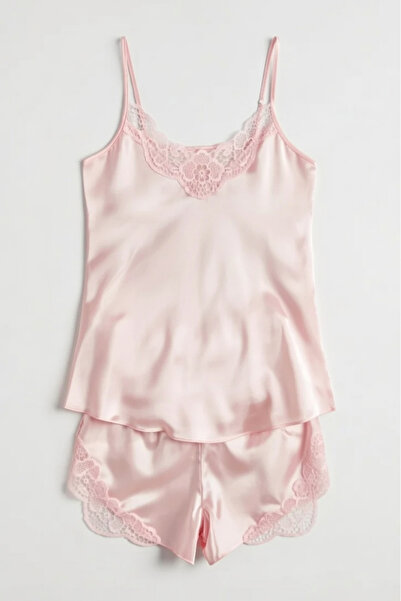 ZENCHES Σετ νυχτικών με κορδόνια και σορτς