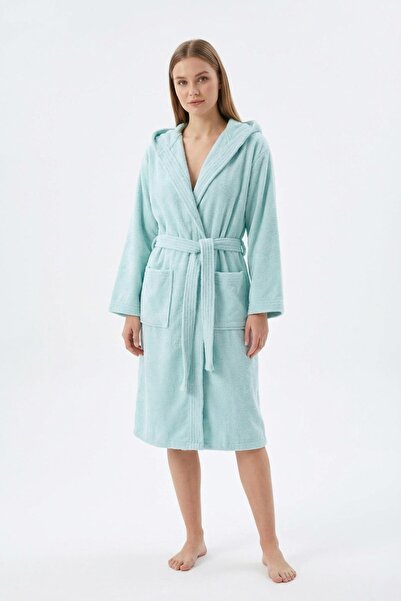 Ender Home Μπουρνούζι με κουκούλα CottonVerse – 100% βαμβάκι, Unisex