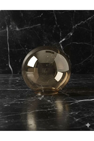 LİVORA LIGHTING Bal Rengi 15 cm Glop Fanus Avize Camı