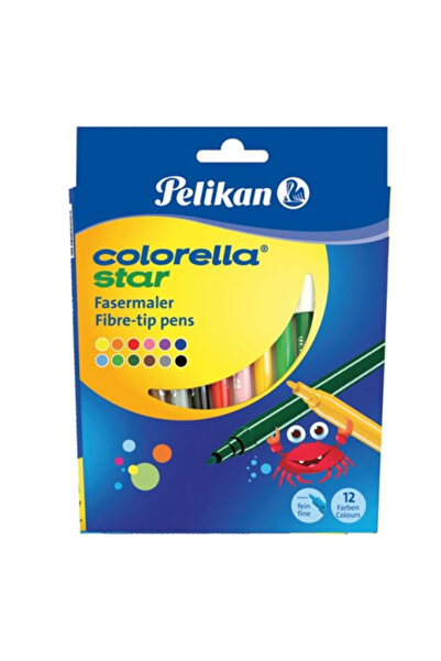 Pelikan أقلام تلوين لباد كرتون كولوريلا 12 لون C302