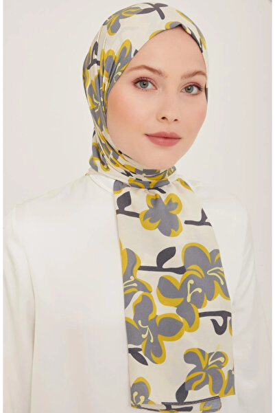 Armine Trend Laurel Shawl 6348-16 Cream Grey