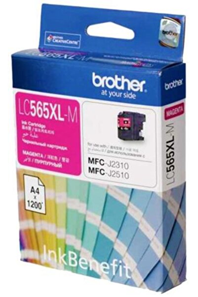Brother LC565XLM Magenta Kırmızı 1.200 Sayfa Kartuş MFC-J3520-J3720