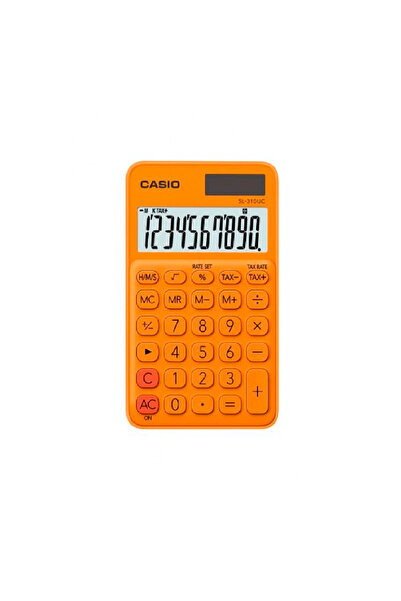 Casio SL-310UC-RG Cep Tipi 10 Hane Turuncu Hesap Makinesi