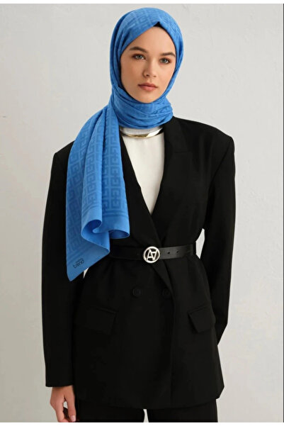 Armine Trend Safir Şal 2-241834 Albastru