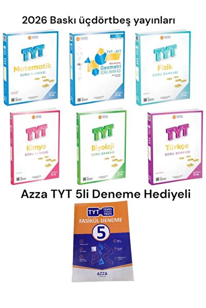 Üç Dört Beş Yayıncılık ÜçDörtBeş Yayınları TYT Tüm Dersler Soru Bankası Seti ...