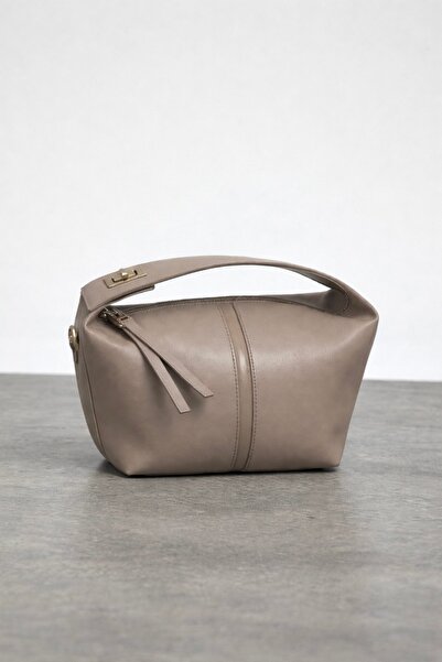 Çantacımstore Women's Archel Leather Handbag Mink