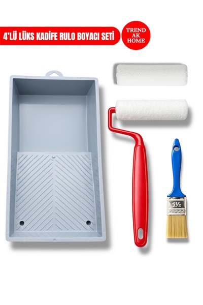 Cadence Kadife Rulo Fırça Seti 10cm