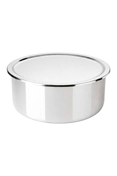 ÖZBİR Paslanmaz Çelik Kapaklı Büyük Yemek Sunum Ve Saklama Kabı Çok Amaçlı Se...