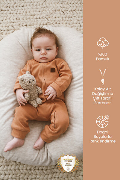 ilays beauty %100 Premium Saf Pamuk Bebek Tulumu