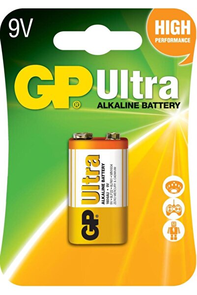 GP Batteries GP G-Tech 9V Ultra Alkalin Pil Tekli Paket GP1604AU