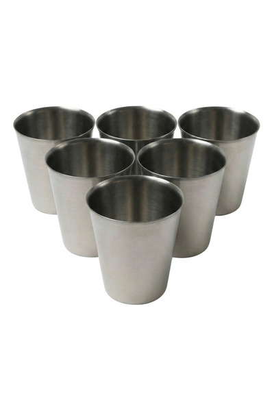 ÖZBİR Stainless Steel 12-Pack Water Cup Unbreakable Camping Picnic Cup Multi-...