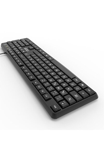 Inca IK-275QU Multimedya Soft Touch Black Keyboard (Kablo Uzunluğu 1,35 mt) (...