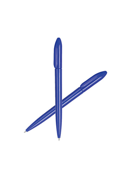 EGESTA قلم حبر جاف دوار 10 عبوات - أزرق داكن