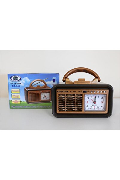 Everton Rt-749 Bluetooth Fm-Usb-Tf-Aux Şarjlı Nostaljik Radyo