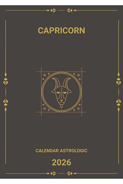 PRİNT Capricorn Astrological Calendar 2026