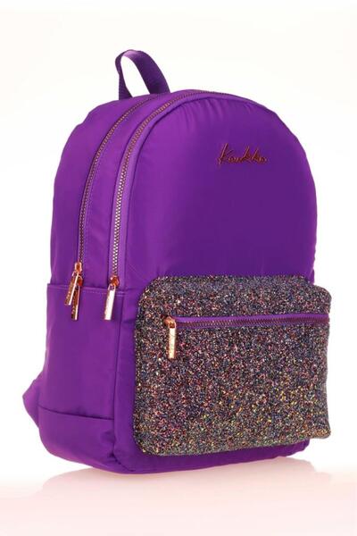 KAUKKO Ярък камък-лилав раница K1652