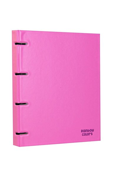 Önder Raınbow Colors 4 Halkalı Pvc Pembe 122-23